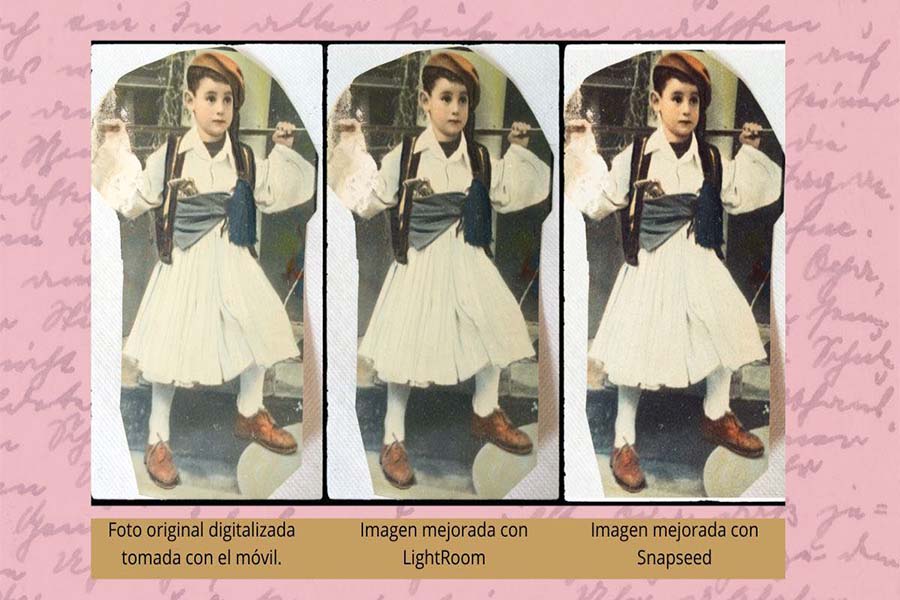 niño griego con traje tradicional 